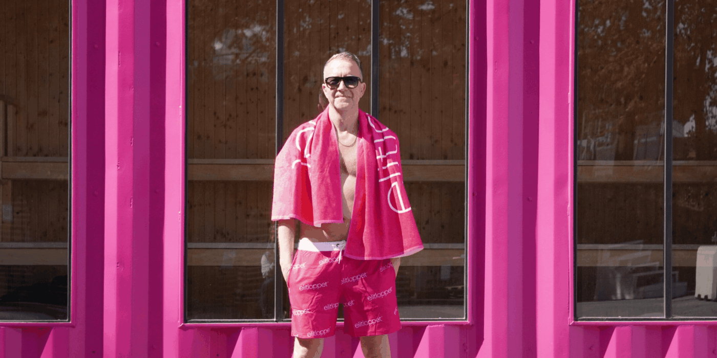 Bathing sauna at Elitloppet