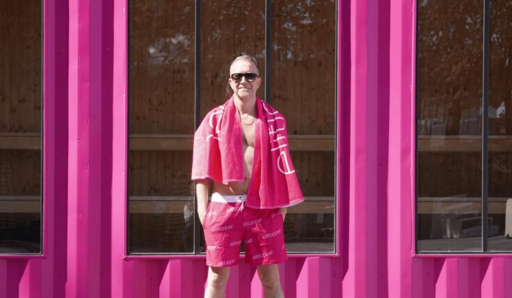 Bathing sauna at Elitloppet